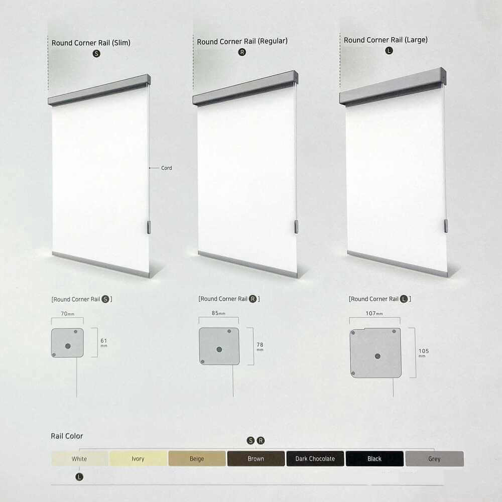 Blinds Casette profile Round Co 1 Blinds Casette profile Round Co 1