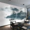 Custom Mural Wallpaper Chinese Style 3D Abstract Artistic Conception Ink Mountain Landscape