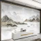 Custom Mural Wallpaper 3D Ink Landscape Abstract Chinese Style Wall Painting
