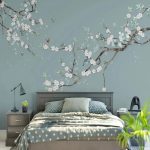 Custom Mural Wallpaper Modern 3D Hand Painted Flowers And Birds Plum Flower Wall Painting - Image 3