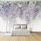 Custom Mural Wallpaper Modern Purple Flower Roll Luxury Wall Painting Living Room TV Sofa Bedroom Home Decor Fresco Wallpapers