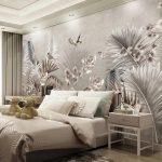 Custom Mural Wallpaper Retro Leaf Nordic Art Photo Wall Paper - Image 3