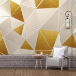 Custom Photo Wallpaper Modern Simple 3D Diamond Stereoscopic Background Wall Mural