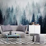 Custom Size Mural Wallpaper 3D Cloud Forest Nature Scenery Wall Painting - Image 4