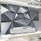Photo Wallpaper 3D Stereo Geometric Metal Background Wall Home Decor Murals