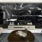 Photo Wallpaper Modern Simple Black And White Marble Mural Wall Papers